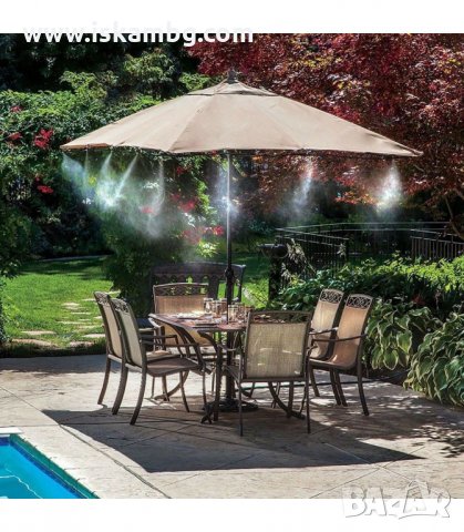 СИСТЕМА ЗА МЪГЛУВАНЕ - ОХЛАЖДАНЕ С ВОДНА МЪГЛА 10М, 15М, 20 МЕТРА - КОД 3183 , снимка 2 - Други - 33888284