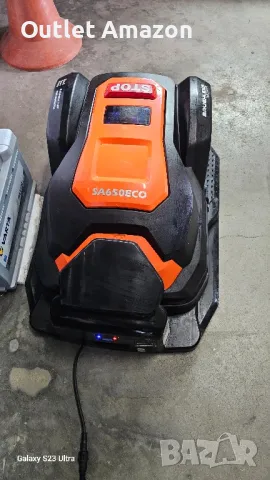 Косачка-робот Yard Force , снимка 3 - Градинска техника - 49704976