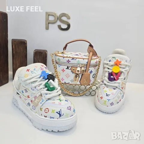 Louis VUITTON 🤍Дамски Кецове , снимка 12 - Кецове - 55742053