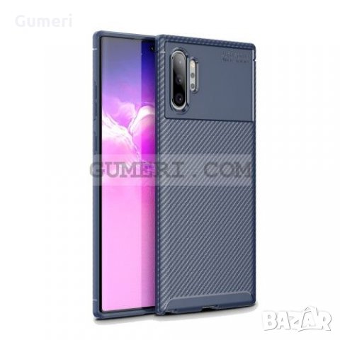 Samsung Galaxy Note 10 Plus Противоударен Силиконов Гръб - Карбон, снимка 8 - Калъфи, кейсове - 33948995