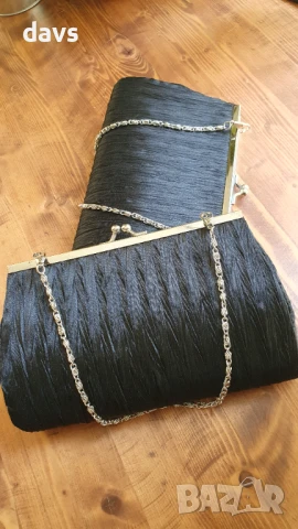 Черна чанта Клъч - Нова - 6 броя, снимка 4 - Чанти - 50802718