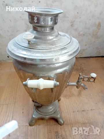 Самовар, снимка 4 - Антикварни и старинни предмети - 50442706