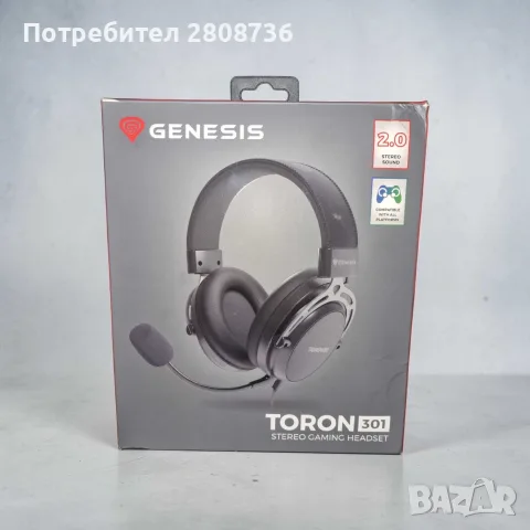 Слушалки Genesis TORON 301, снимка 2 - Слушалки за компютър - 55728536
