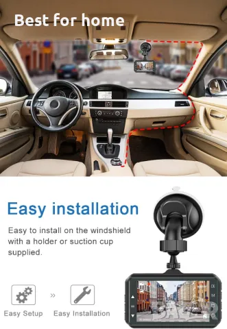 Видео регистратор CHORTAU BT12 Dash Cam даш камера, снимка 10 - Аксесоари и консумативи - 48486025