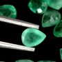 Кабошони 20бр. СМАРАГД 5х3.5 Emerald Brazil за бижута бижутери V38, снимка 3