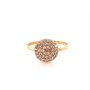Златен дамски пръстен 1,46гр. размер:57 14кр. проба:585 модел:16571-3, снимка 1