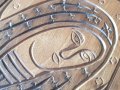 СТАРА дървена резбована Икона с Ботородица-дева Мария религия , снимка 5