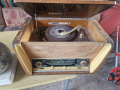 ретро радио Latvya(Латвия) с грамофон, снимка 4