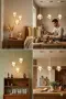Полилей NexLume Ceiling Crystal Pendant Light с LED кристален клъстер и регулируема височина, снимка 5