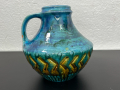 Западногерманска керамична ваза с емайл. №5233, снимка 7