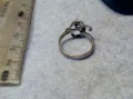 СТАРИНЕН СКЪПОЦЕНЕН СРЕБЪРЕН ПРЪСТЕН СРЕБРО ВИСОКА ПРОБА с ЧЕРЕН ОНИКС РЯДКА АРТ ИЗРАБОТКА 47961, снимка 10