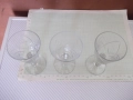 Лот от 3 бр. кристални чаши, снимка 3