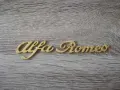 Alfa Romeo Алфа Ромео златист надпис, снимка 1