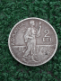 сребърна монета от 2 леи 1911г. Румъния.