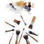1574 Комплект от 11 четки за грим, тип Kabuki, снимка 3