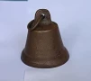 Стара бронзова камбанка, звънче, хлопка, снимка 2