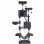 Драскалка за котки Dark Gray 206 см – XXL катерушка с къщички, хамаци и платформи, снимка 3