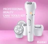 Епилатор Kemei 5 в1 бръснене, масаж, почистване и ексфолиране, снимка 1