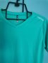 Блузка за спорт в цвят тюркоаз, снимка 2
