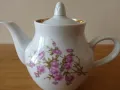 Руски порцеланов чайник Дулево 1988 г, снимка 2