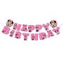 Банер Честит рожден ден Мини маус Minnie mouse 