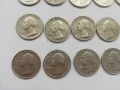 голям лот от 31 монети от 1/4 долар от различни години, снимка 5