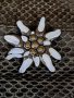 Винтидж алпийски брошки,,Еделвайс,,, снимка 4