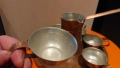 Стар сервиз за кафе,кована мет, снимка 3