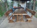 Масивна дървена маса, снимка 7