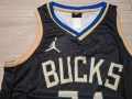 Баскетболен потник на Милуоки Бъкс #Адетокунбо #34!, снимка 3