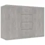 vidaXL Бюфет, бетонно сив, 88x30x65 см, инженерно дърво, снимка 1