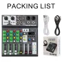 Смесителен пулт RP - MIX 6BT,DJ Mixer, Bluetooth, Usb player, 3 Band EQ, FX, Plug and Play , снимка 8