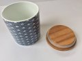 Кутия за чай от порцелан с бамбуков капак, снимка 9