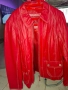 Червено кожено яке, снимка 3