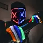 Светеща LED маска за Хелоуин AnanBros, снимка 4