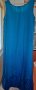 Дълга лятна рокля в синьо L, XL, снимка 3
