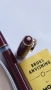 Писалка Montblanc 252 в цвят бордо със златен писец 585, снимка 9