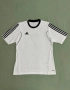 Спортна тениска Adidas Climalite нова, размер M, бяла с черно, снимка 1