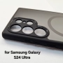 Samsung Galaxy S24 Ultra гръб MagSafe защита на камерите черен мат , снимка 3
