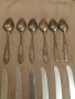 Стари прибори за хранене, посребрени. , снимка 9