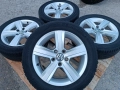 Лети джанти 16ки 5х112 VW + летни гуми 205/55/16 Michelin, снимка 1