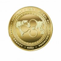 Ripple Coin / Рипъл монета ( XRP ) 2021 - Gold, снимка 2 - Нумизматика и бонистика - 39116009