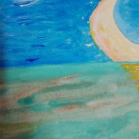 "Лунна пътека" акрил върху платно, снимка 7 - Картини - 40833472