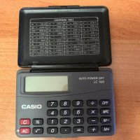 Джобен калкулатор Casio LC-160, снимка 1 - Ученически пособия, канцеларски материали - 35693585