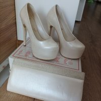 Комплект официални обувки с чанта, снимка 5 - Дамски елегантни обувки - 37801564