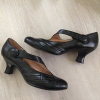 Черни елегантни обувки с каишка HUSH PUPPIES., снимка 4 - Дамски обувки на ток - 34710753