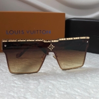 Louis Vuitton 2022 висок клас мъжки слънчеви очила унисекс дамски тип маска, снимка 7 - Слънчеви и диоптрични очила - 36083289