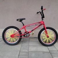 Продавам колела внос от Германия велосипед BMX AVIGO PREMIUM 20 цола дискови спирачки 140 спици, снимка 1 - Велосипеди - 34822920