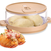 Функционален уред за приготвяне на вкусни картофи и други в микровълнова печка, снимка 3 - Микровълнови - 44749520