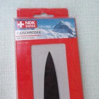 Нож "FLEISCHMESSER NDK SWISS KITCHEN" нов, снимка 3 - Прибори за хранене, готвене и сервиране - 33923298